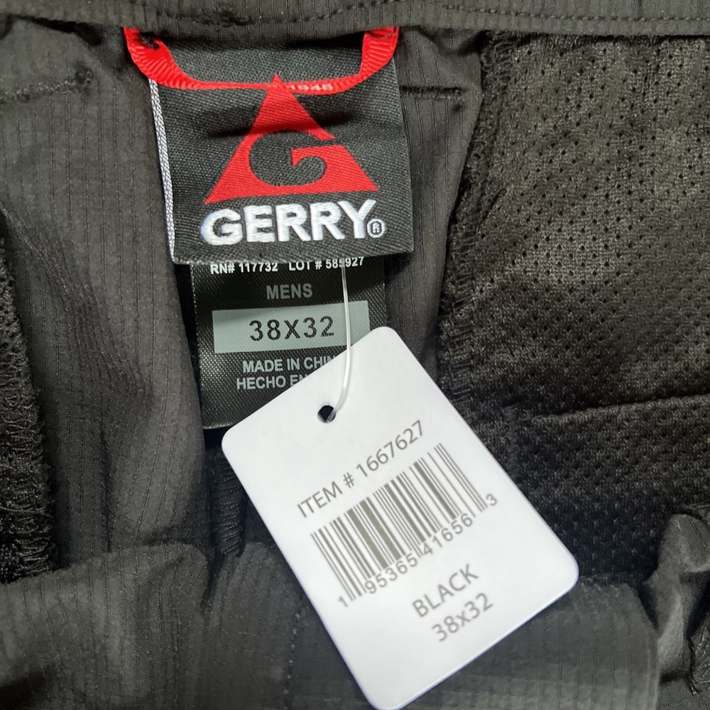 GERRY Convertible Relaxed Fit Pants Black Size 38 W 32 L NWT Mens‎ - Picture 3 of 10